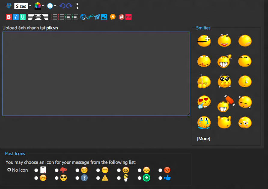 Default Dark Theme for VOZ