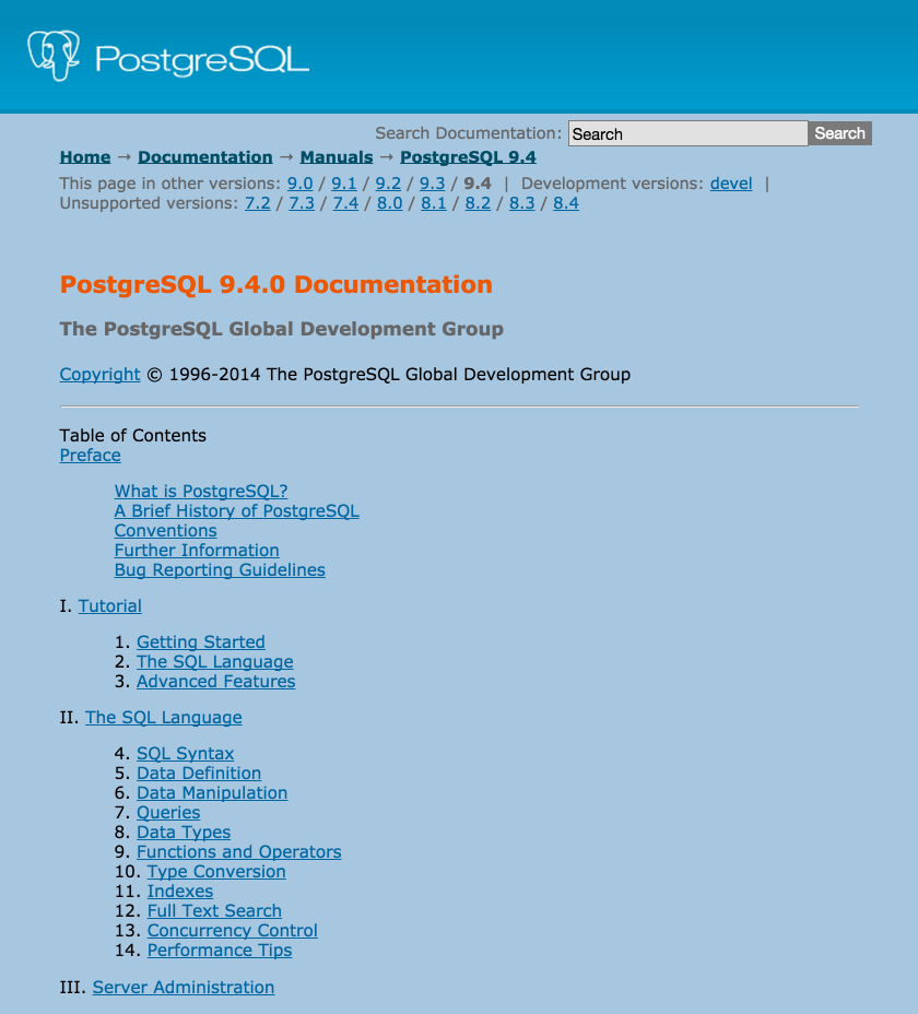 PostgreSQL - Dimmer