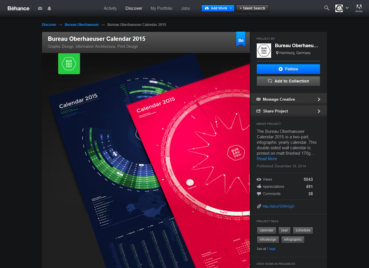 Behance Dark