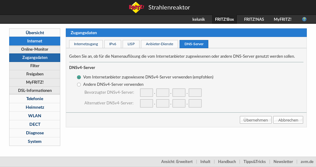 Fritzbox Flat Theme