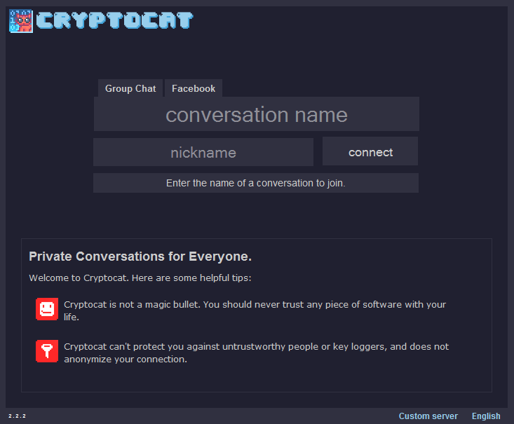 Cryptocat dark