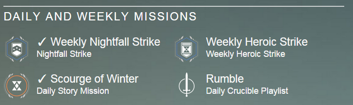 Bungie.net Activity Completion Indicator