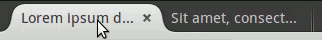 Autohide Tab Close Button