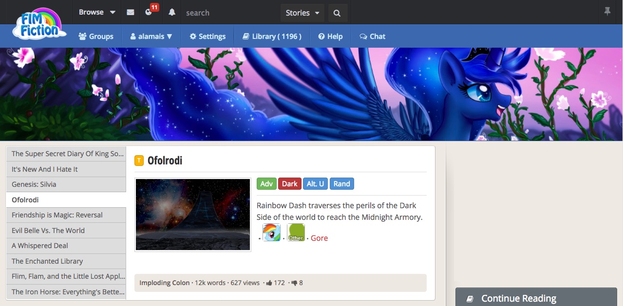 Fimfiction Banners w/ Hosting and Randomization