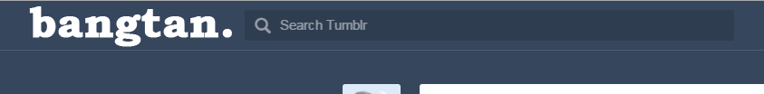 BTS Bangtan Tumblr Dash Logo