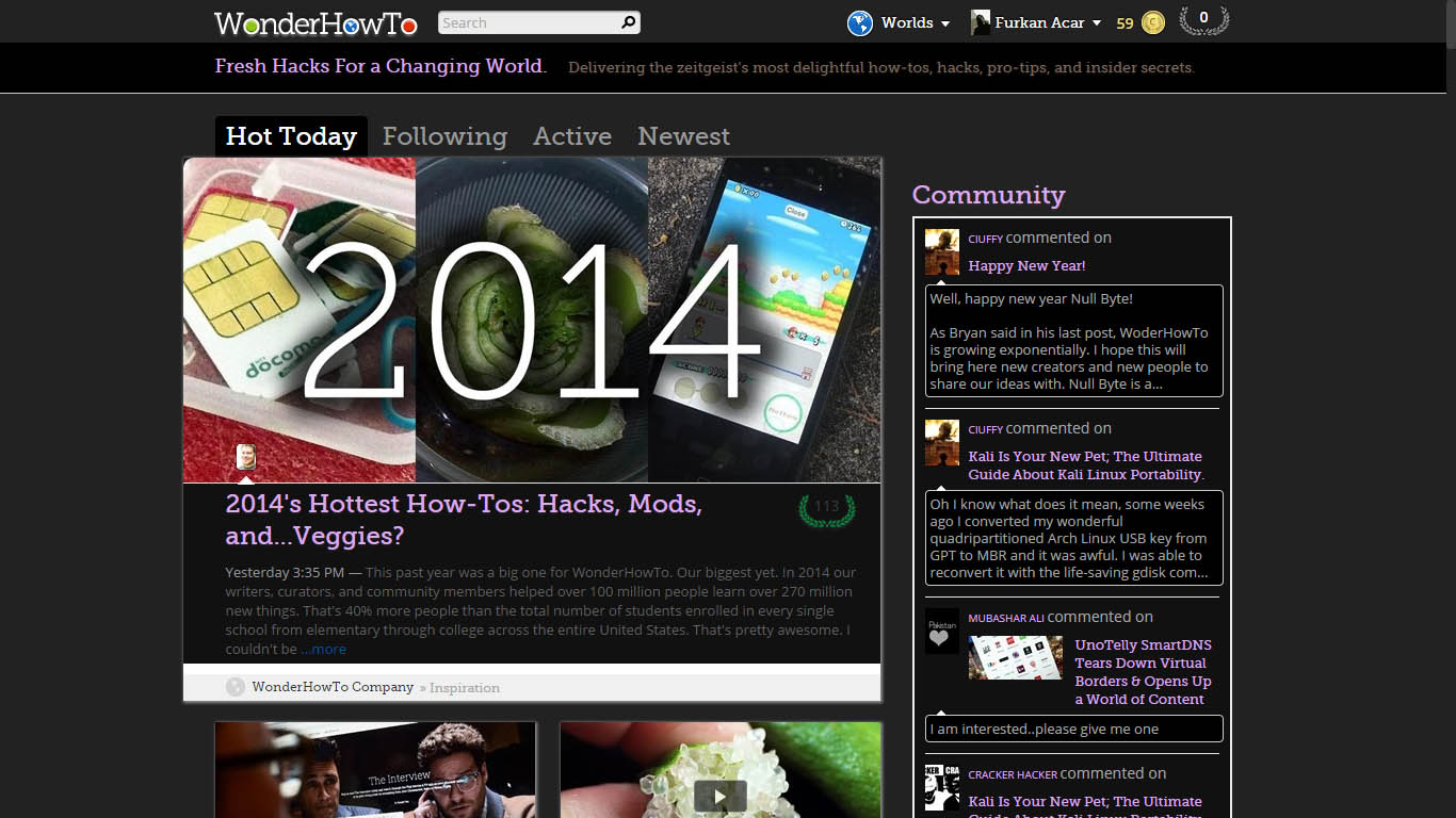 Wonder How To Dark Theme #Futuredayv