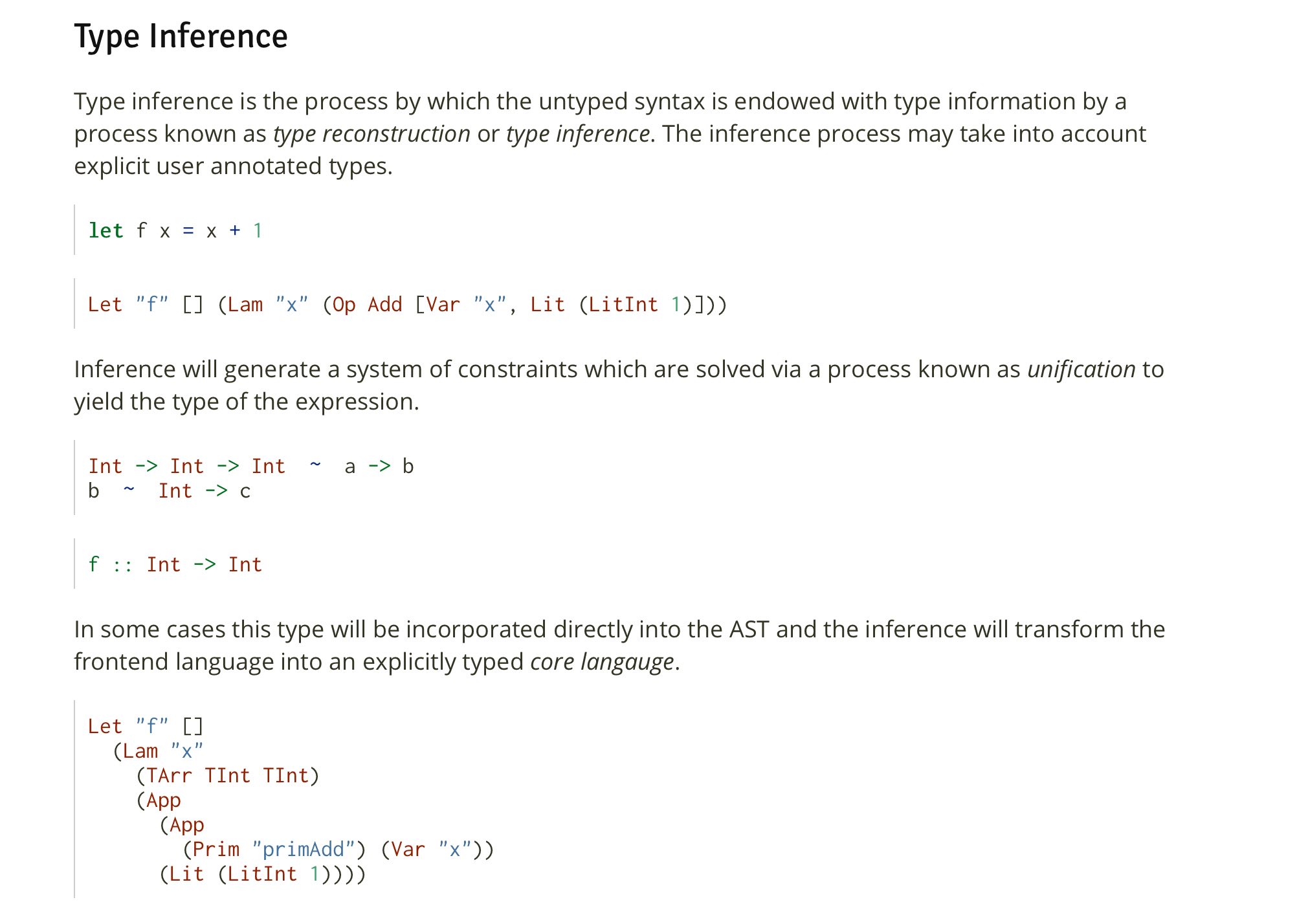 Write You a Haskell (Different Font)