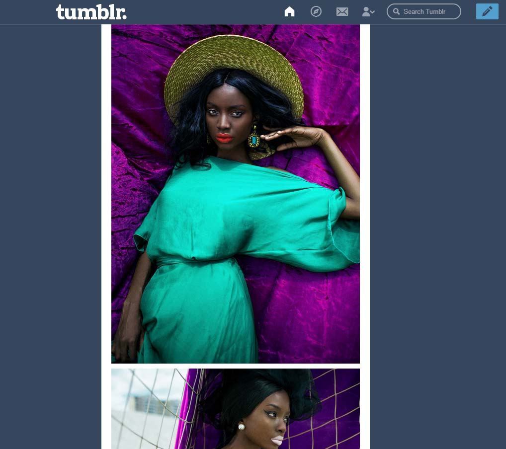 Tumblr - No Scrolling Avatars