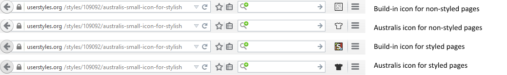 Australis small icon for Stylish