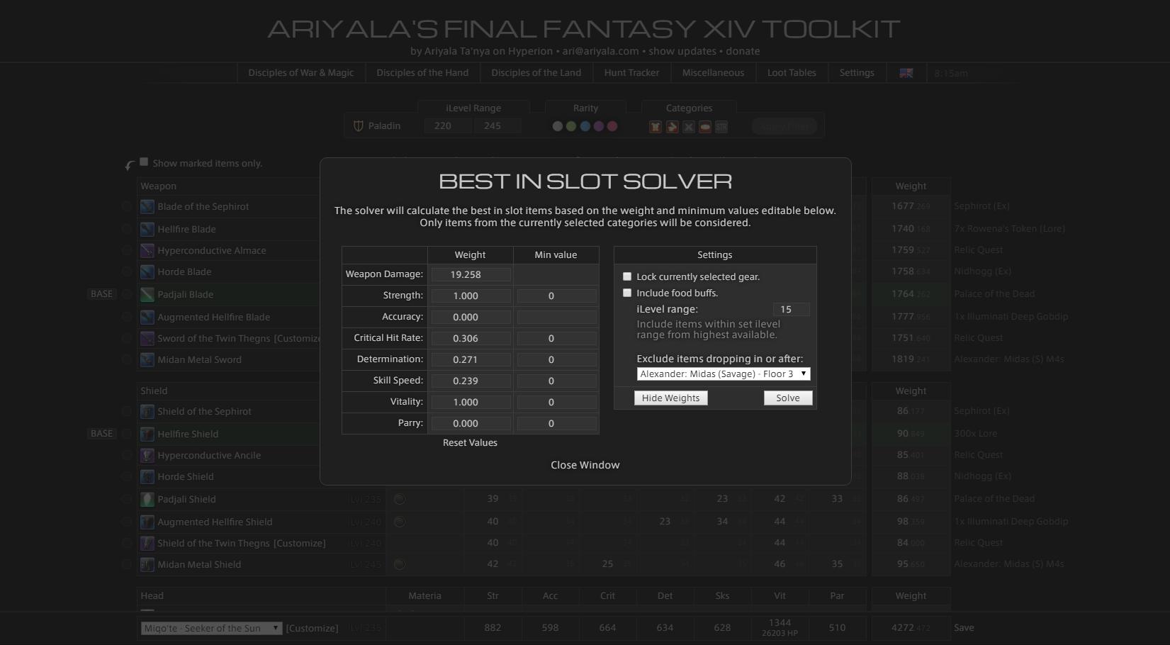 FFXIV Toolkit Tweaks