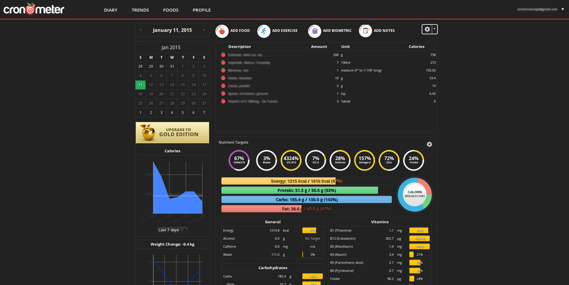 CRON-O-Meter Dark (cronometer)