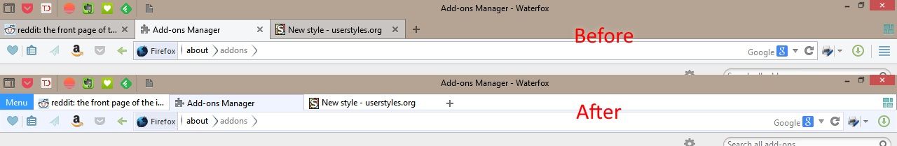 Firefox - Windows Ribbon Theme
