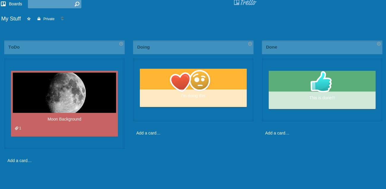 Material Design for Trello