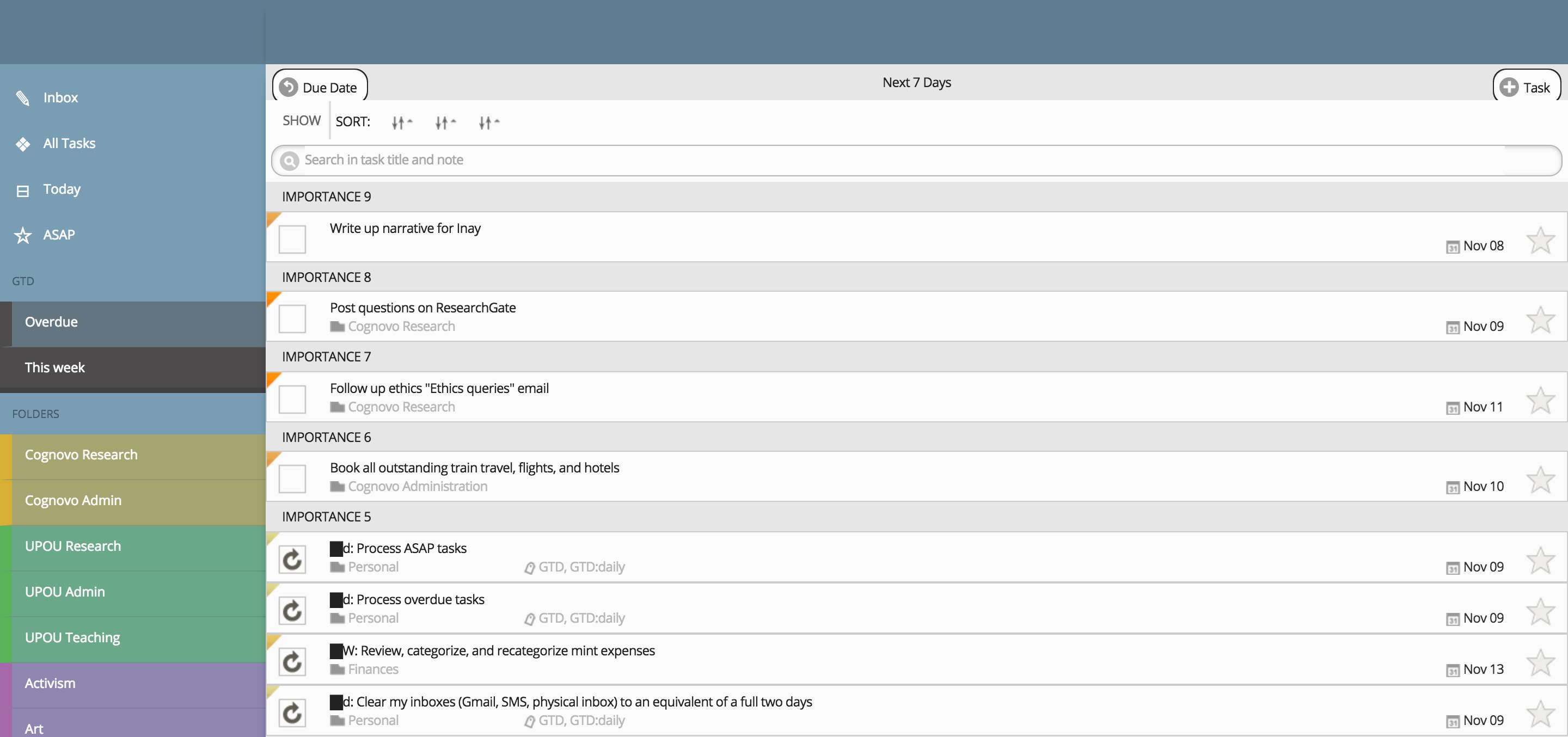DO NOT USE: My Personal Dashboard v.3