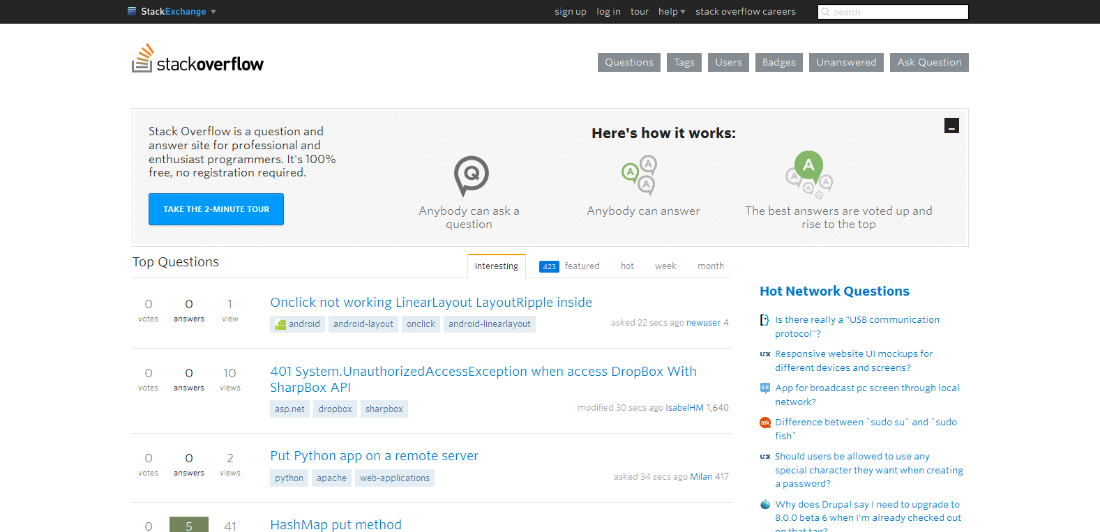 Stack Overflow - Newer Version
