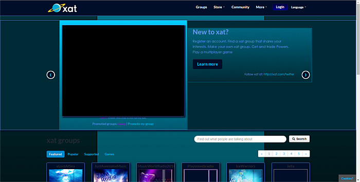 Blue xat