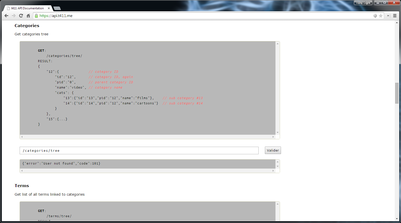 T411 API