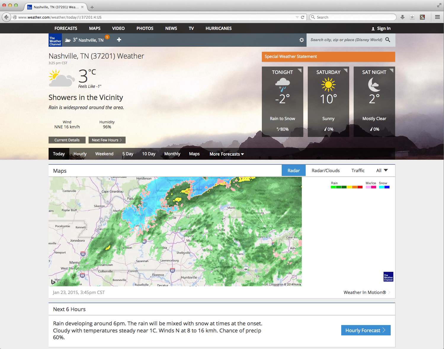 Clean Weather Channel - weather.com