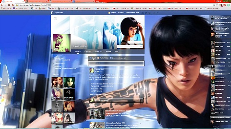 mirror's edge theme fb version 2.0 by lyreco