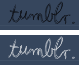 doodle logo [Tumblr logo]