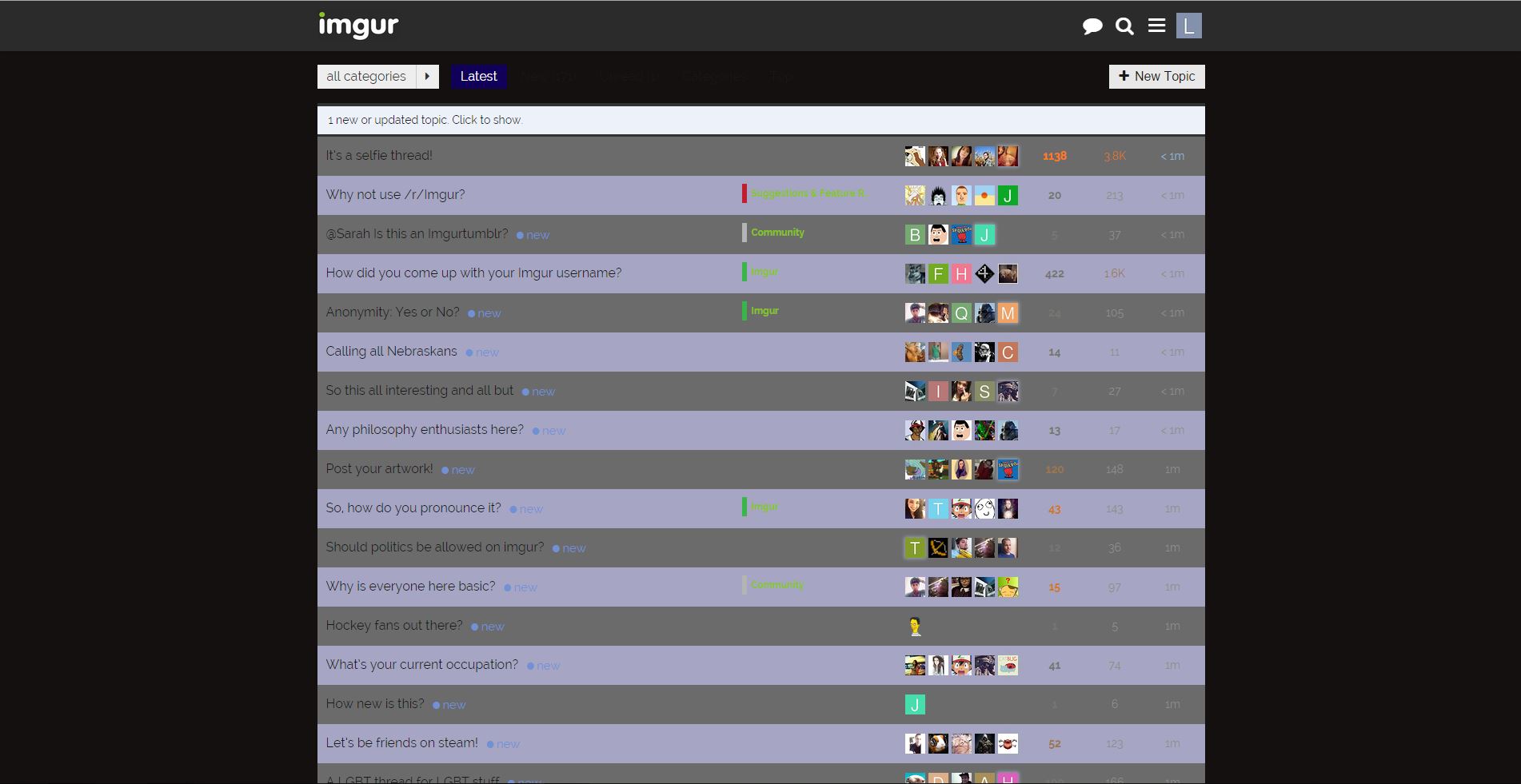 Lost's Imgur Community Dark Style