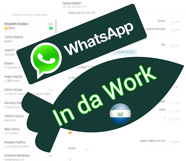 whatsapp web in da job
