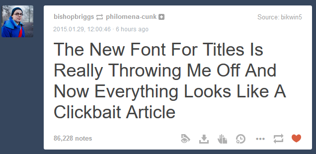 Tumblr Post Title Font Fix