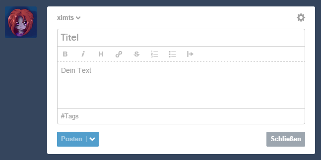 Tumblr - Classic Editor