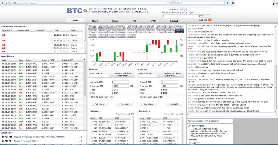 Btc-e 3-column style