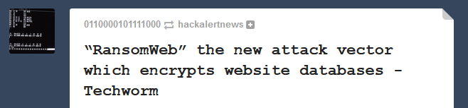 Tumblr Monospace Titles