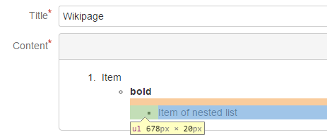 bitbucket.org - wiki - nesting ul elements
