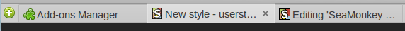 SeaMonkey Remove Extra Tab Bar Space