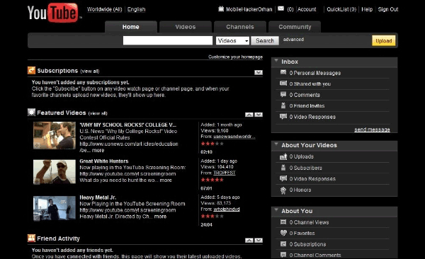 My Black Youtube