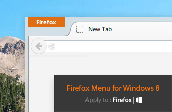 Firefox Menu for Windows 8