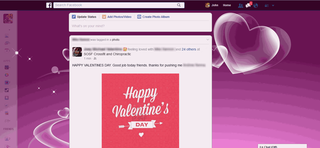 Valentine's Day for Facebook