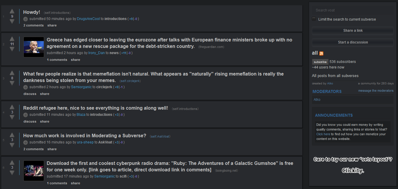 voat.co - Tomorrow-ish