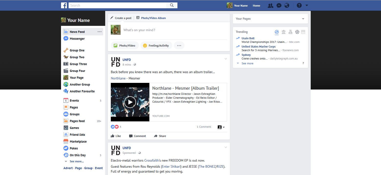 Simple Facebook 2017