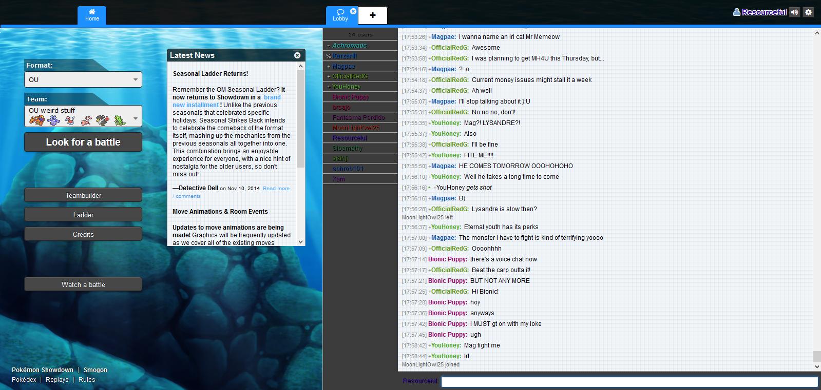Lake Valor Pokemon Showdown Style