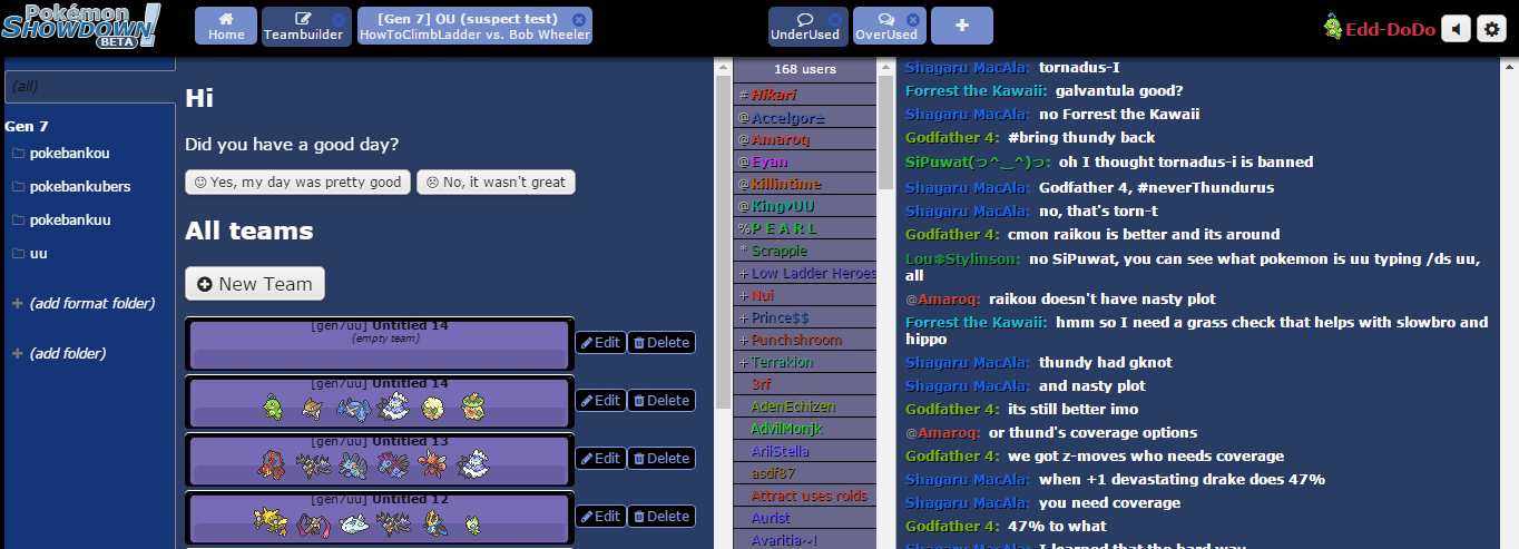 Pokemon Showdown Water Type Skin