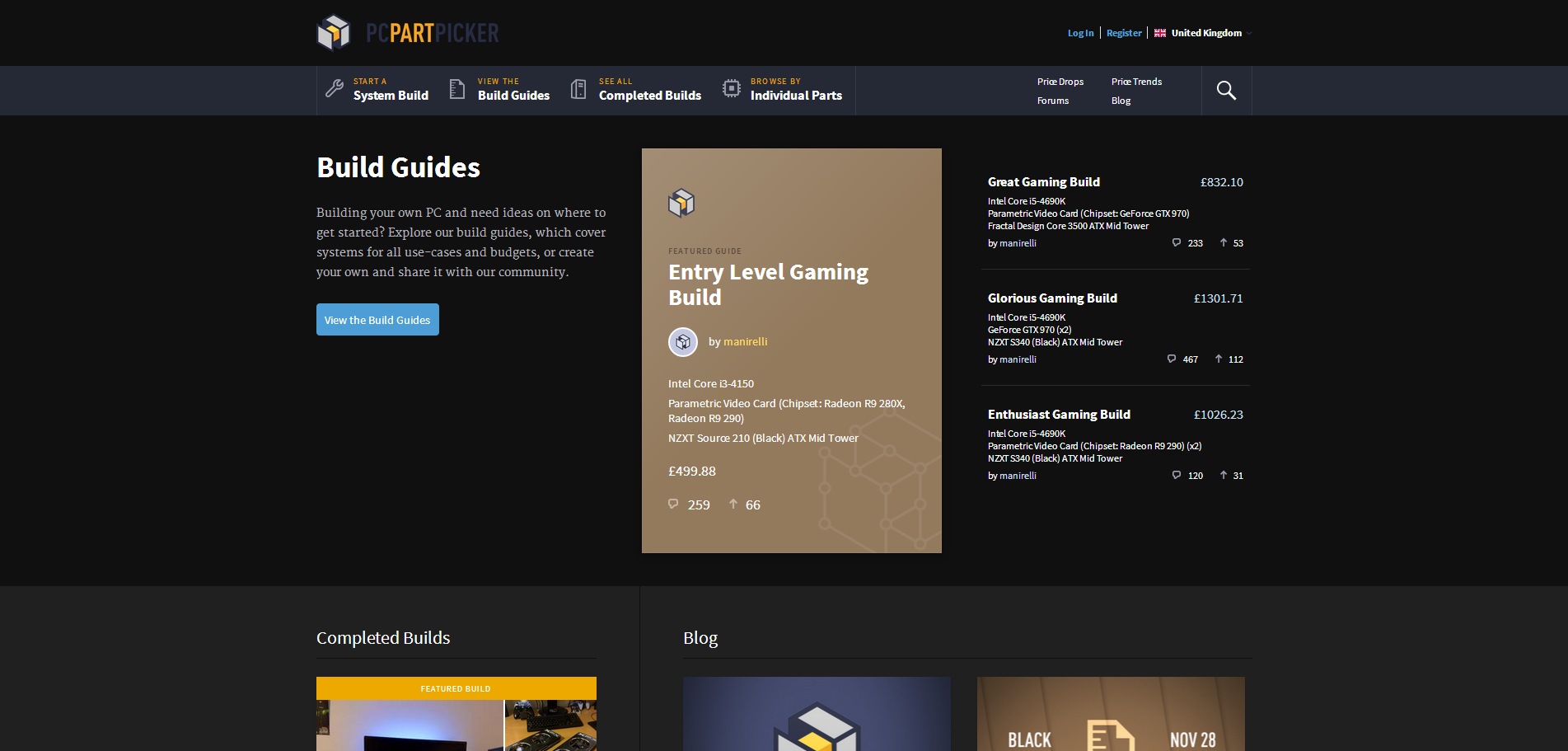 PCPartPicker Dark Theme v0.96