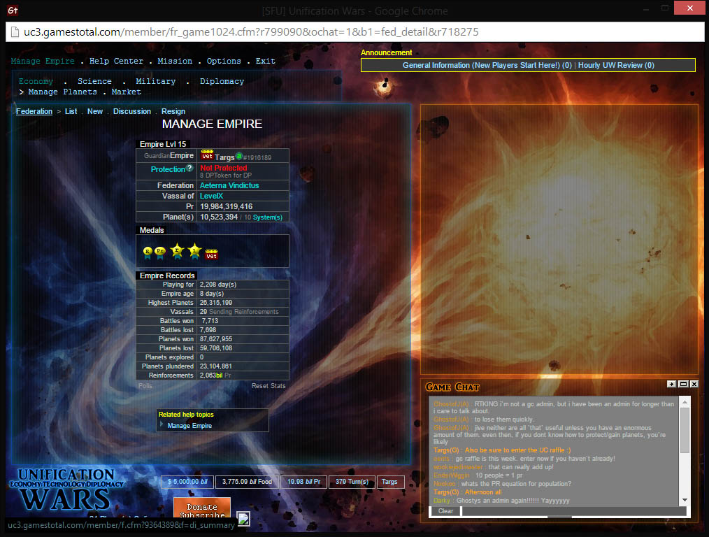 Unification Wars: Orange/Blue