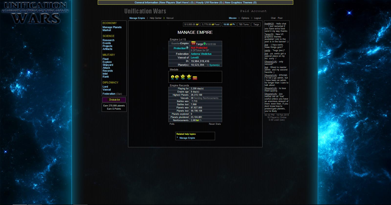 Unification Wars Low Graphics: Blue