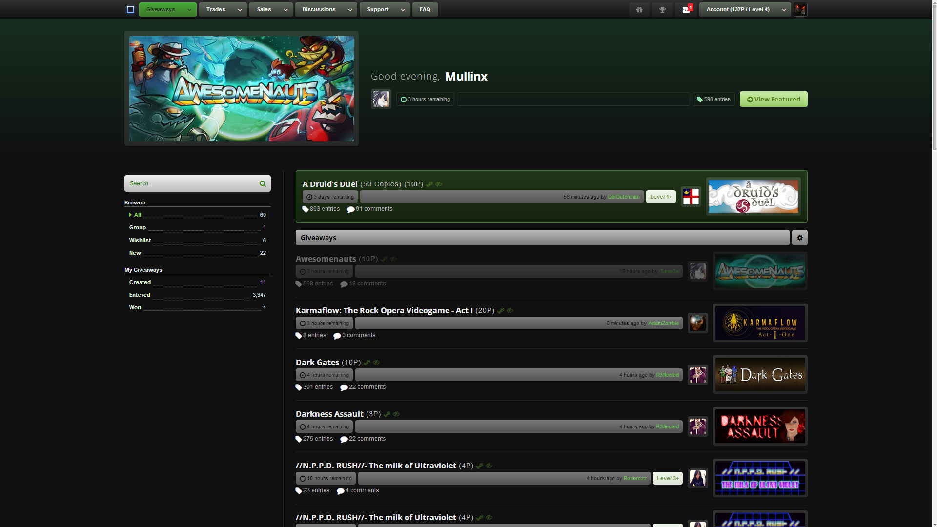Steamgifties Black
