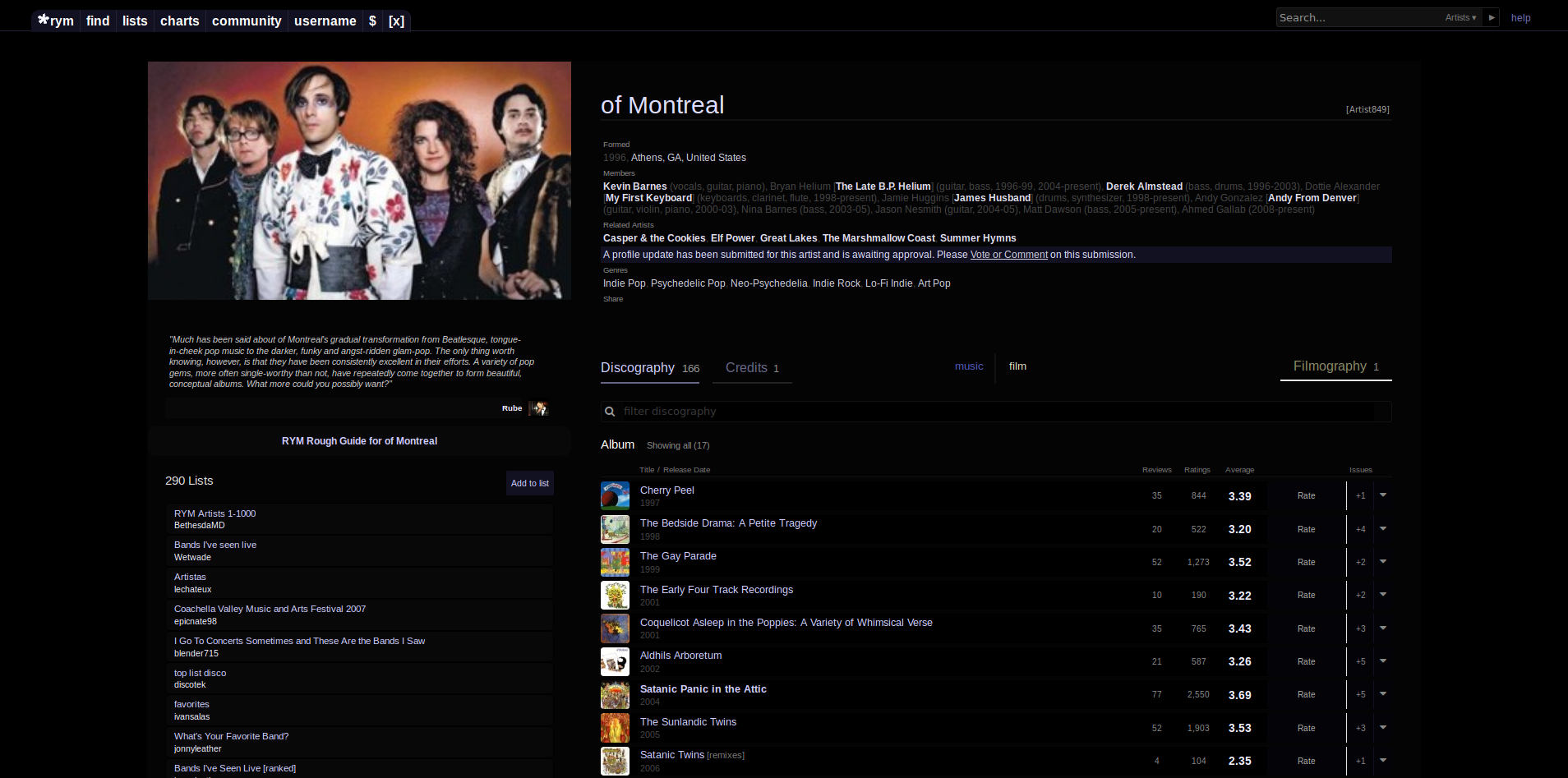 RateYourMusic Black & Blue