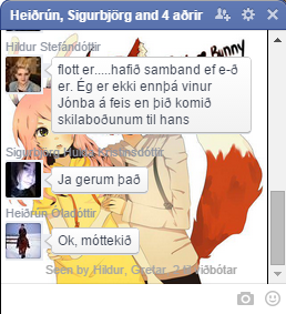 Kitsune <3 Usagi Facebook Chat Style - By Kitsune