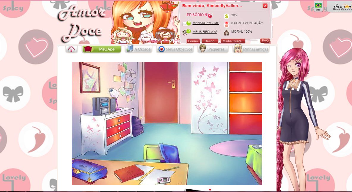 Amor doce tema Lovely Spicy