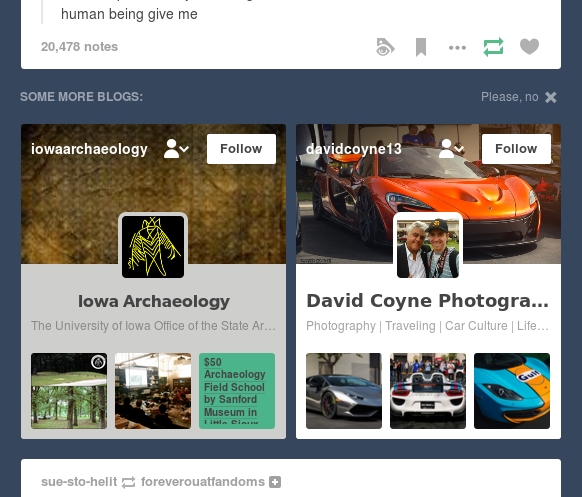 Tumblr Block "More Blogs"