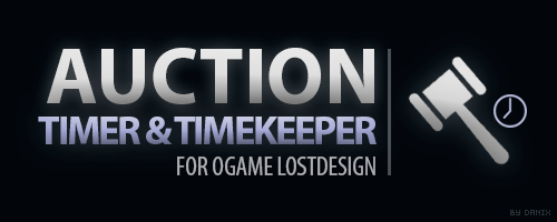Auction TIMER & TIMEKEEPER LostDesign