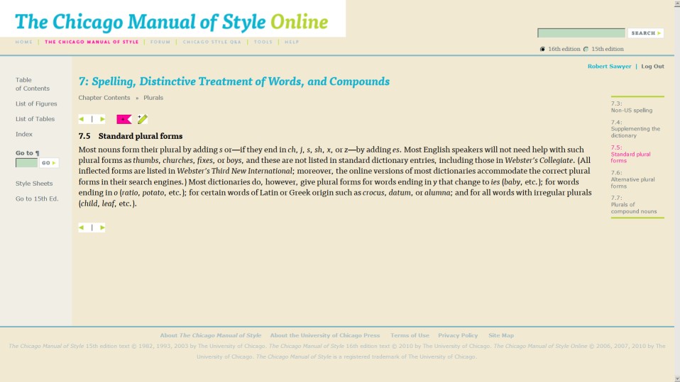 Chicago Manual of Style parchment background