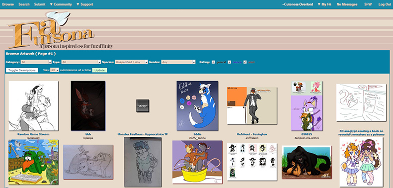 FurAffinity - Project Fursona!